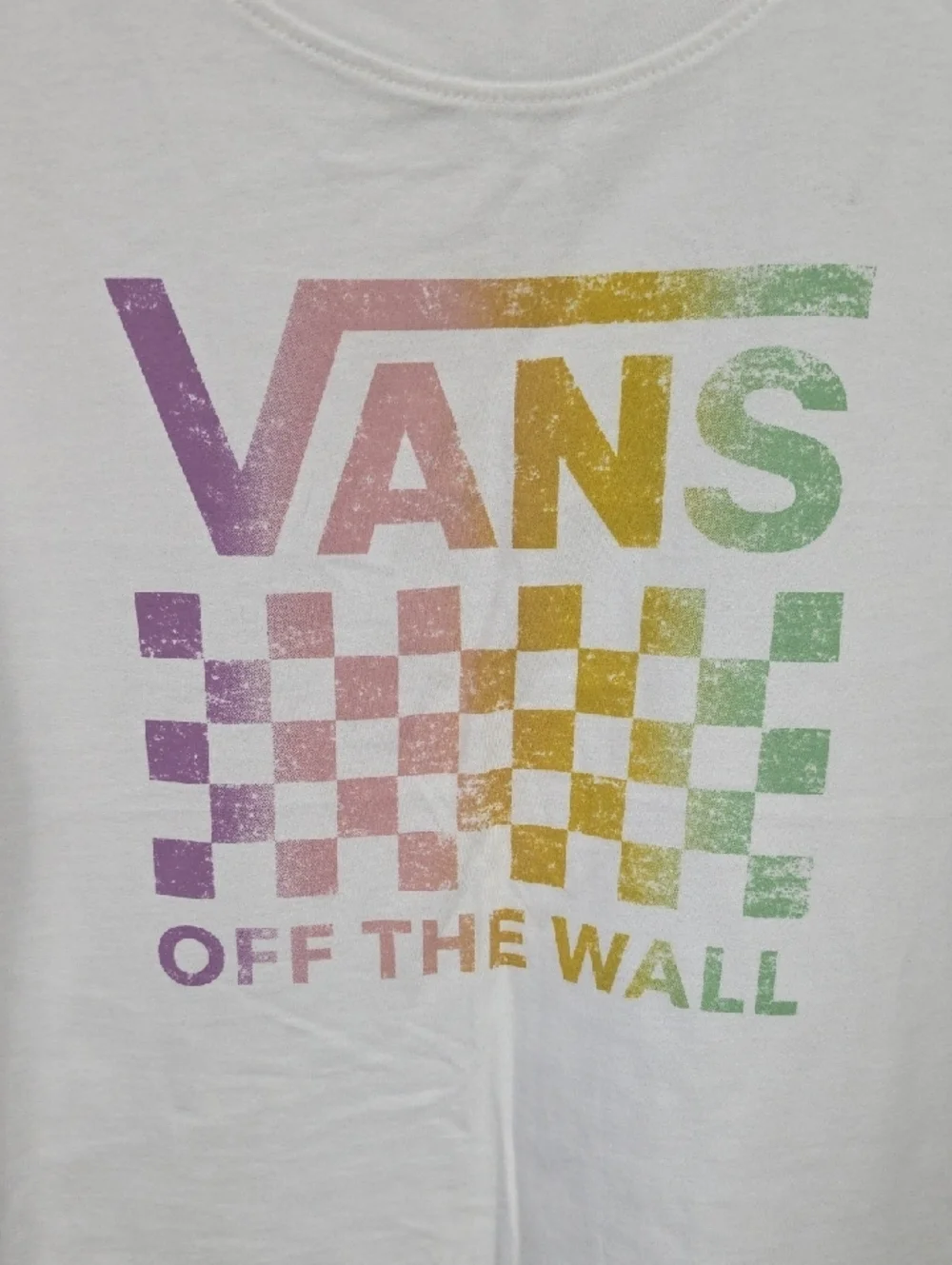 Vans Juniors Lock Logo Box Tank – Rainbow Gradient – Size XL - Picture 6 of 8